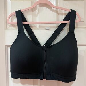 ID Ideology Woman’s Regular Fit Highlights Impact Zip-Front Sports Bra 3X